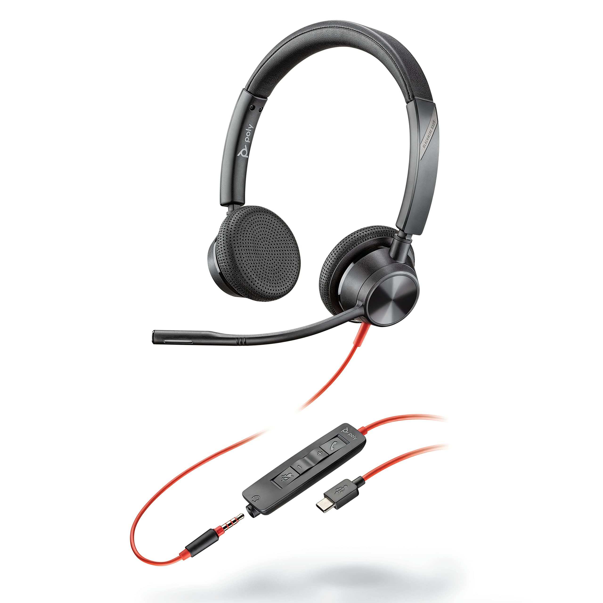 Diadema Plantronics Blackwire 3325 USB-c 213939-101 -