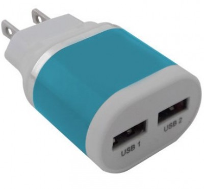 Cargador USB BROBOTIX 161264A - USB, Turquesa