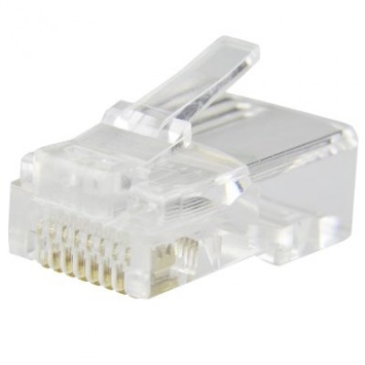 Plug RJ45 BROBOTIX 240106 - CAT6, 8 Posiciones, Caja con 50 PZAS