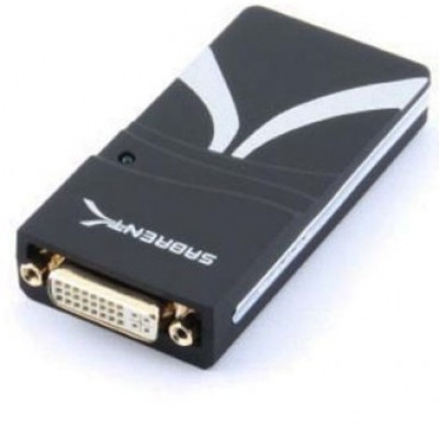 Convertidor USB a VGA BROBOTIX - Negro, USB, SVGA/HDMI/DVI