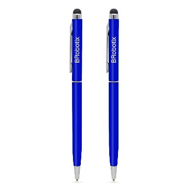 Pluma Stylus Tablet Duopk AR BROBOTIX 6000380 - Azul rey