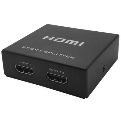 Video Splitter HDMI 2K - 4K. 2 DISPOSITIVOS A 1 PC (497899), Brobotix