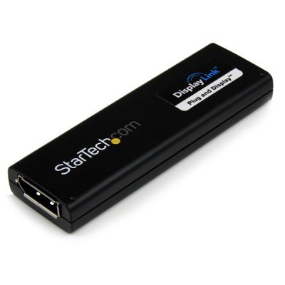 Adaptador de video externo StarTech.com USB32DPPRO - Negro, DisplayPort