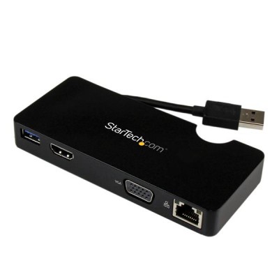 Replicador de puertos StarTech.com - 5 Gbit/s, Negro