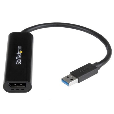 Adaptador USB StarTech.com USB32DPES - Negro, USB 3.0, DisplayPort