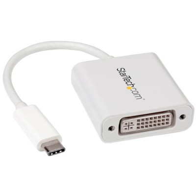 Adaptador gráfico StarTech.com CDP2DVIW - Color blanco