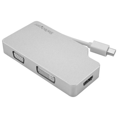 Adaptador de Audio y Video StarTech.com MDPVGDVHD4K - Plata, Mini DisplayPort, Macho/hembra