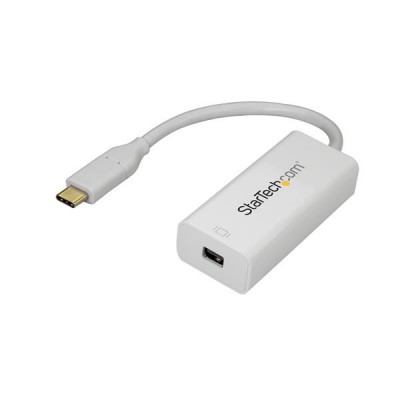 Adaptador de Video Externo USB C StarTech.com CDP2MDP - Color blanco, USB C