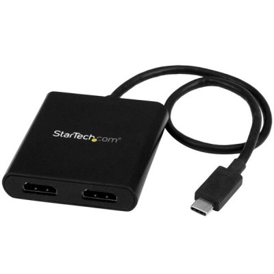 Divisor Splitter MST USB C StarTech.com MSTCDP122HD - Negro, HDMI