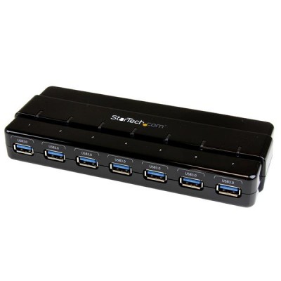 Concentrador USB StarTech.com - 5000 Mbit/s, Negro