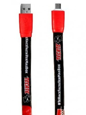 Cable Micro USB GINGA - Micro USB, Micro USB, 1 m, Rojo