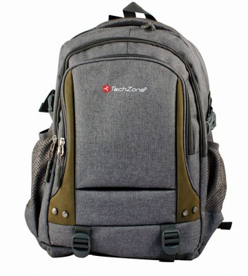 Mochila para laptop TECHZONE TZ16LBPG - Gris, Mochila, Universal