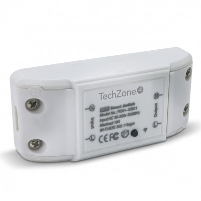 Switch WiFi TECHZONE TZBRKSH01 - Blanco, 0.5W