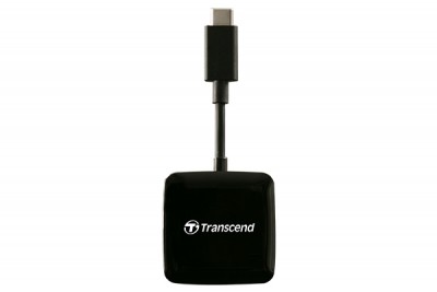 Lector de tarjetas TRANSCEND - Negro