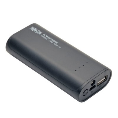 Power Bank TRIPP-LITE - Negro, Universal, 5200 mAh, 5 V, iones de litio