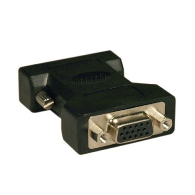 Adaptador de cable TRIPP-LITE P120-000 - Negro, DVI-I, VGA, Macho/hembra