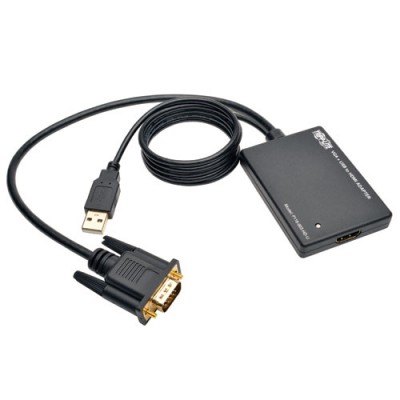 Convertidor TRIPP-LITE P116-003-HD-U - Negro, VGA, HDMI