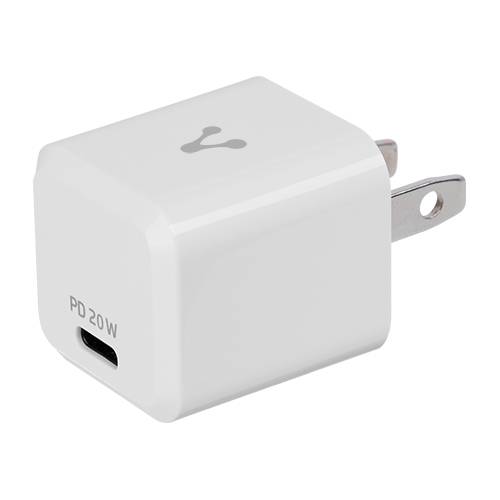 Cargador VORAGO AU-250-V2 - Blanco, Pared, Corriente alterna, USB, DC 5.0V 3.0A 15.0W