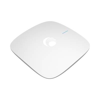 Access Point CAMBIUM WiFi cnPilot e410 Indoor - Doble Banda, Wave 2, MU-MIMO 2X2, antena Beamforming Omnidireccional, hasta 256 cliente. PL-E410X00B-RW.