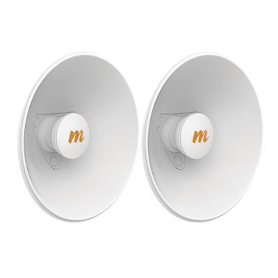 Par de Antenas Modulares Dual Slant MIMOSA - 4.9-6.4 GHz, dimensiones (27cm), apertura 45°, ganancia de 20 dBi, diseñadas para radio C5x. N5-X20-2PACK