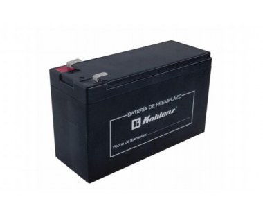 Batería  KOBLENZ AB12V9AH - Batería de Reemplazo, 7016 USB/R, 7011 USB/R, 9011 USB/R, 13507 USB/R, 15007 USB/R, 7522 USB/R Y 9022 USB/R