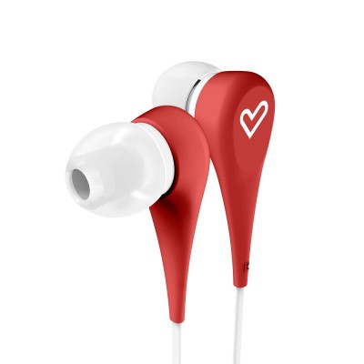 Auriculares  ENERGY SISTEM EY-446001 - Rojo, 3.5 mm, 1.2 m, 90 ± 3dB