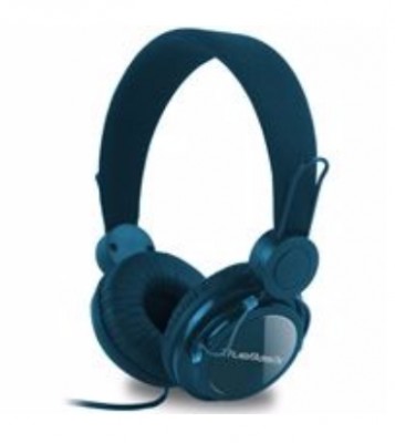 Audífonos TRUE BASIX TB-02003 - Diadema, Azul, Alámbrico