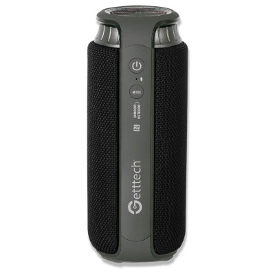 BOCINA GETTTECH GBS-31504N BLUETOOTH 4.2 MICROFONO - 3.5MM, RANURA MICROSD, RESISTENTE AL AGUA, ROJO BEAT