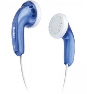 Audífono GENIUS - Azul, Alámbrico, 1, 2 m, 3, 5 mm