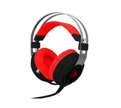 Diadema Gaming K-MEX ACFHS88RAVENEGW - PC/Juegos, Negro, Rojo