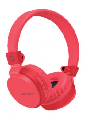 Audifonos On Ear LF Acustics Vibe - Rojo, Bluetooth 5.0