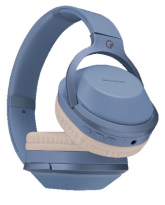 Audifonos Over Ear  LF ACOUSTICS Aura - Azul, Bluetooth 5.0