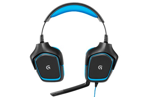 Diadema LOGITECH G430 Gaming headset - PC/Juegos, Negro, Azul, Alámbrico, 2x 3.5 mm (1/8")