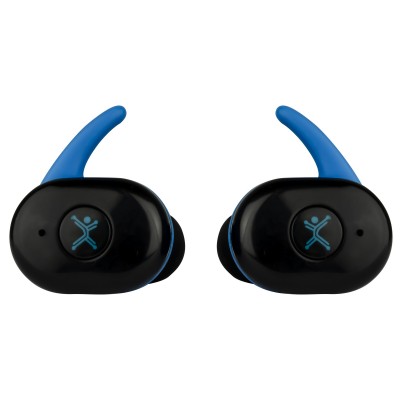 Audífonos BT TWS Extra Bass PERFECT CHOICE PC-116523 - Negro/Azul, Bluetooth, Inalámbrico, Universal
