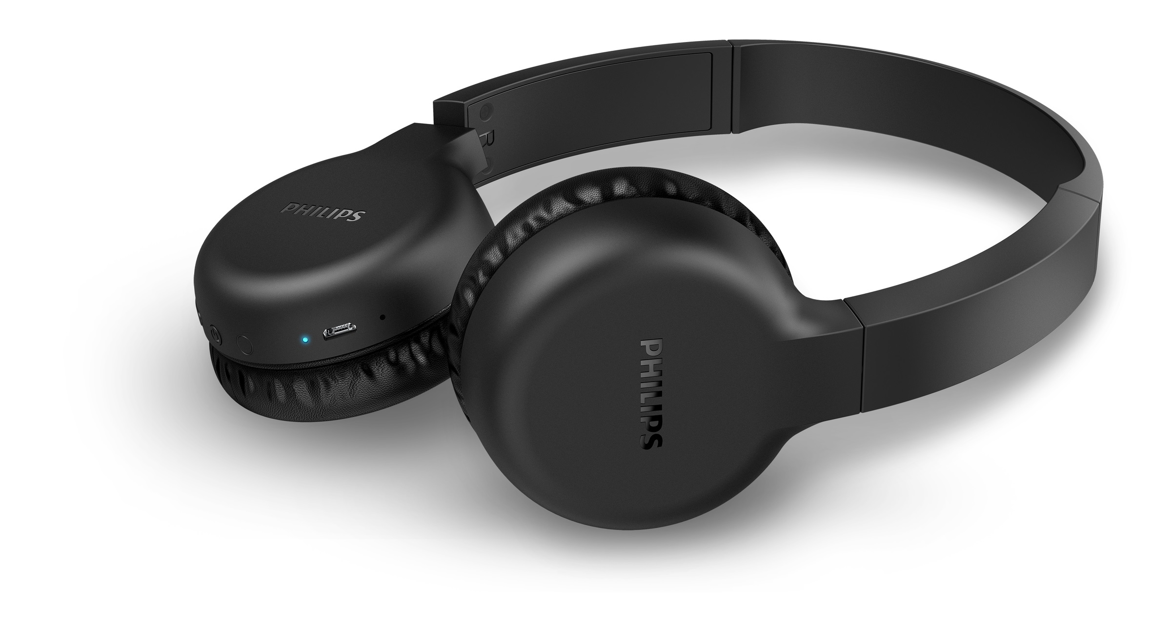 Auriculares Inalámbricos PHILIPS TAH1205/BK - Negro, Bluetooth