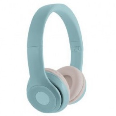 Audífono DJ GINGA GO17ADJ02BT-PG - Azul, Bluetooth