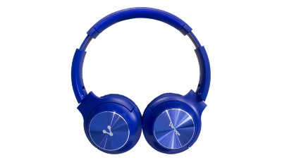 Diadema Bluetooth VORAGO HPB-200 - Diadema, Azul, Bluetooth