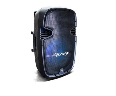 Bocina Bafle VORAGO KSP-500 - 100 W, Negro, Bluetooth