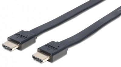 Cable HDMI 2.0 MANHATTAN 391481 - 2 m, HDMI, HDMI, Negro