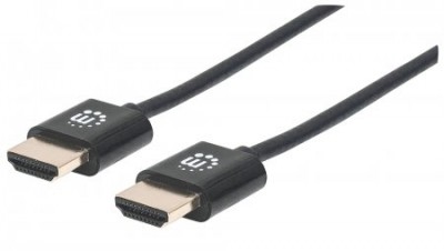 Cable HDMI 2.0 MANHATTAN 394406 - 0, 5 m, HDMI, HDMI, Negro