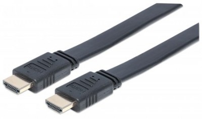 Cable HDMI 2.0 MANHATTAN 391504 - 5 m, HDMI, HDMI, Negro