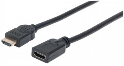 Cable HDMI MANHATTAN 354363 - 1 m, HDMI, HDMI, Negro