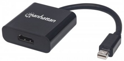 Adaptador DisplayPort MANHATTAN 152570 - Negro, Mini-DisplayPort, HDMI