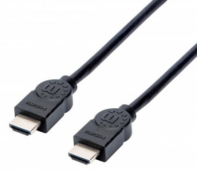 355308 Cable HDMI de Alta Velocidad - macho a macho, 4K, blindado, Longitud 1.5m, Color negro