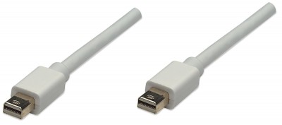 Cable Mini DisplayPort INTELLINET 324632 - 2 m, Mini DisplayPort, Mini DisplayPort, Macho/Macho, Color blanco