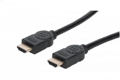 354080 Cable HDMI de Ultra Alta Velocidad - HEC, HDR Dinámico, VRR, QMS, QFT, ALLM, eARC, 3D, 8K 60Hz, Blindado, 2 m, Color Negro