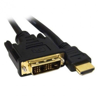 Cable HDMI BROBOTIX 171847 - 0, 9, HDMO, DVI-D, MACHO, Negro