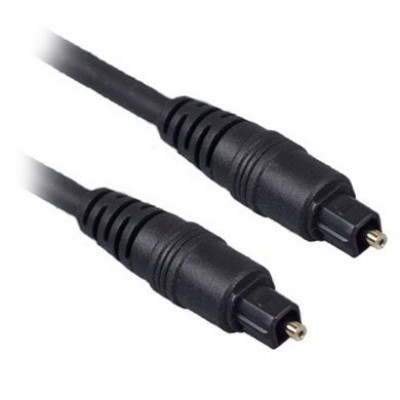 Cable TOSLINK BROBOTIX Fibra Óptica - Macho/Macho, Negro