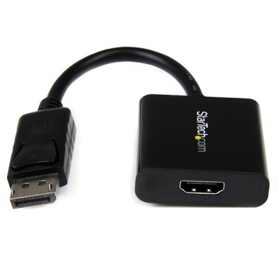 Cable Adaptador de video externo DP a HDMI StarTech.com - DisplayPort, Negro