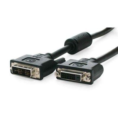 Cable de extensión StarTech.com - 1, 8 m, DVI-D, DVI-D, Macho/hembra, Negro